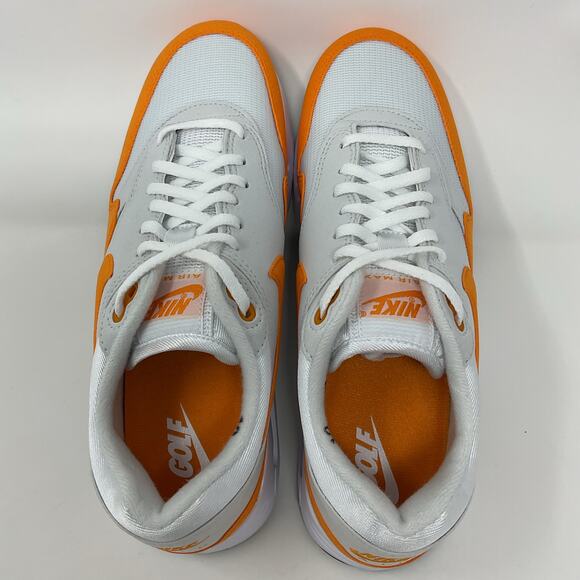 Nike Air Max 1 86 OG Golf Shoes White Grey Orange DV1403-118 Men 10 Golf Cleats main image 6